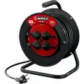 Mirax Силовой удлинитель на катушке ПВС, 3 х 2.5 мм2, 50 м, 3500 Вт, IP44, силовой удлинитель на катушке (55051-50)