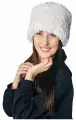 Шапка МОРОЗКО Шапка-кубанка от бренда Шубы из экомеха Морозко для женщин, размер 60-62, белый