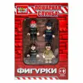 Конструктор Город Мастеров фигурки пожарные, 4 шт