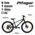 Велосипед Pifagor Q.E.D. 24 Черный металлик