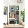 Стеллаж №6 деревянный (белый), ЛДСП, перегородка для зонирования, этажерка, мебель для хранения.