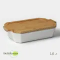 Форма для приготовления вторых блюд из жаропрочной керамики BellaTenero, 31×19×7,5 см, цвет белый