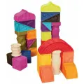BATTAT Мягкий конструктор Elemnosqueeze кубики и формы 26 элементов для детей от 6 месяцев