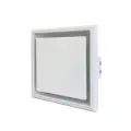 Диффузор под покраску скрытого монтажа SECRET FRAME 100/90 с приточно-вытяжным вентилятором