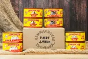 Набор Демидовской тушенки Дачник 8 банок из 4ех видов мяса