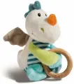 Мягкая игрушка NICI , Дракон Драгилу с кольцом и колокольчиком, 15 см, 43705