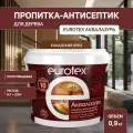 Евротекс / Аквалазурь лак защитно-декоративный для дерева на водной основе Eurotex канадский орех (0,9 л.)