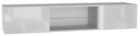 Шкаф навесной Нонтон Point тип-33 белый глянец / белый матовый 160.2х40х30 см