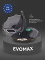 Автокресло детское (автолюлька) RANT KBH602 EVOMAX Gray (рост ребенка 40-87см)