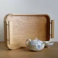 Поднос KuklinWood деревянный для кухни. Дуб