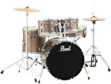 Drum and hardware set Pearl Roadshow RS505C/C707 - Ударная установка для начинающих в составе: большой барабан 20x16, томы 10x7 и 12x8, напольный том 14x14, малый барабан 14x5.5, набор стоек, стул, тарелки 14HH и 16 Crash/Ride, палочки и постер! Цвет #707