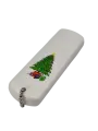 Подарочный USB-накопитель брелок С елочкой новогодняя флешка 128GB USB 3.0