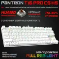 Механическая игровая клавиатура С RGB - подсветкой PANTEON T16 PRO CS HS White (85)