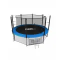 Каркасный батут Unix Line 14 ft Classic (inside) 427х427х269 см , синий/зеленый