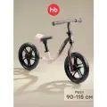 50059, Беговел детский RUSHER Happy Baby, беговел от 3 лет для девочек, двухколесный, рост 90-115, розовый