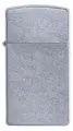 Зажигалка ZIPPO Slim с покрытием Street Chrome