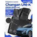 Коврики Changan UNI-K (2020-) в cалон Чанган Юни К с бортиками Эва, Eva