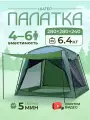 Палатка-шатер туристическая 4 местная, 2.8х2.8х2.4м| CT-2051