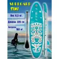 SUP board 06А/05А / надувная SUP доска для серфинга с веслом / Cап борд с полным комплектом 350см серый