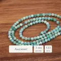 Бусины из натуральных камней Facet амазонит 3 мм в огранке, нить 37 см, для рукоделия и создания браслетов, колье и бус