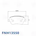 Тормозные колодки 3501115XGW02A Frontech для Haval Jolion 4 WD