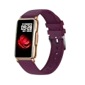 Спортивный смарт браслет XRide H80 с изогнутым экраном (кровяное давление, сердечный ритм и сатурация), фиолет силикон