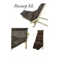 Подушка XL на кресло шезлонг Кентукки шоколадный цвет, размер XL