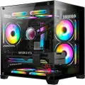 Корпус mATX BLOODY BD-CC105, Mini-Tower, без БП, черный [bd-cc105-bk]