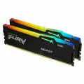 Оперативная память Kingston Fury Beast DDR5 - 2x 16GB, 6000 МГц, DIMM, CL36, RTL (kf560c36bbe2ak2-32)