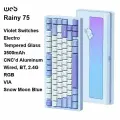 WOB Игровая клавиатура беспроводная Rainy 75, Английская раскладка, синий (цвет)