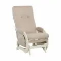 Кресло для кормления Milli Кьяра (для мамы с карманами) слоновая кость / V18 велюр, крем (регулировка спинки)