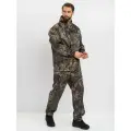 Костюм-дождевик мужской Huntsman ВВЗ Шторм летний ветровлагозащитный непромокаемый, ткань таффета, цвет лабиринт (р.44-46/170)