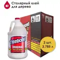 Titebond Клей ПВА для дерева Original столярный 3.785 л 5066, коробка 2 шт