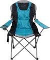 Кресло складное для пикника 59х59х105 см, нагрузка до 120 кг, усиленное регулируемое, с подстаканником