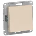 Переключатель одноклавишный бежевый, сх.6, 10АХ, механизм Schneider Electric AtlasDesign (комплект 10шт)