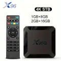 Android 10.0 X96Q Смарт ТВ Бокс, Процессор Allwinner H313 Quad Core, Стриминговый Медиа-Плеер 4K, 2.4G WiFi, ТВ Бокс, X96