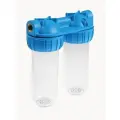 Колба фильтра для воды двойная прозрачная 1/2 ASPiPE (YL-Q10-AA 1/2)