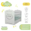 Кровать детская Love Sleeping маятник с ящиком, белая, 1200×600