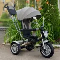 Детский трехколесный велосипед BREND LUXMOM DALUX ORIGINAL 3311, цвет хаки, световое и звуковое сопровождение