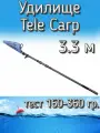 Удилище Fishing Master Tele Carp New Grey, тест 160-360 грамм, 330 см