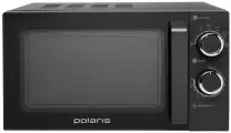 Печь микроволновая соло Polaris PMO 2001 RUS, объём 20 л, черная