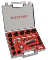 Набор пробойников 2-30 мм BOEHM, 23 предметов | (для паронитовых и графитовых прокладок) BOEHM JLB230PACC/7802 0230 Fplus
