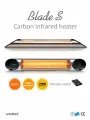 Уличный инфракрасный обогреватель Veito Blade S Silver