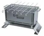 Мангал настольный угольный для приготовления мяса, рыбы и морепродуктов HOT GRILL GM300 GRILL MASTER