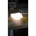 Ночник уточка / Детский светильник уставшая уточка / Силиконовый ночник