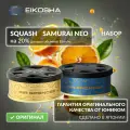 Набор ароматизаторов в машину Eikosha Air Spencer, ароматы R90 Samurai Neo и R90 Squash