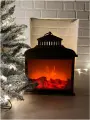 Камин электрический декоративный встраиваемый интерьерный, прямоугольный