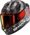 Мотошлем интеграл Shark SKWAL I3 HELLCAT MAT Black/Chrome/Red, XL