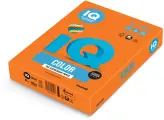 Бумага цветная IQ color, А4, 80 г/м2, 500 л, интенсив, оранжевая, OR43