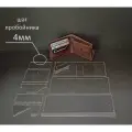 Лекало для кожи из акрила (оргстекла) Портмоне с монетницей